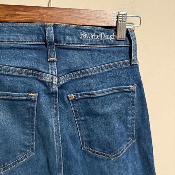 Favorite Daughter The Valentina Shortie Bootcut Jeans in Woodside- Size 24 - Picture 5 of 8